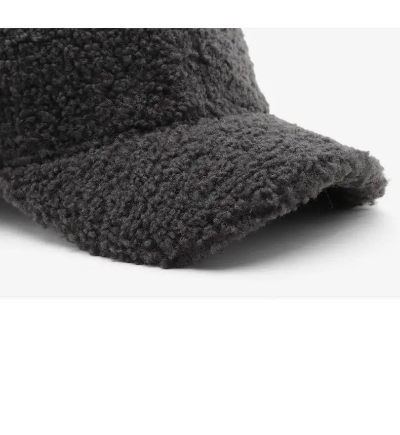Lamb Wool Baseball Cap